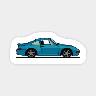 Porsche 911 993 Riviera Blue Magnet