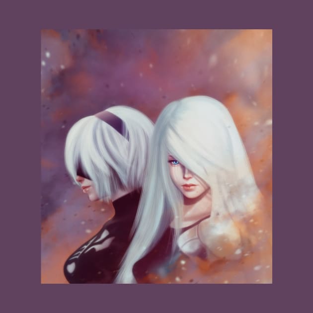 Nier Automata 2b & a2 by Purplehate