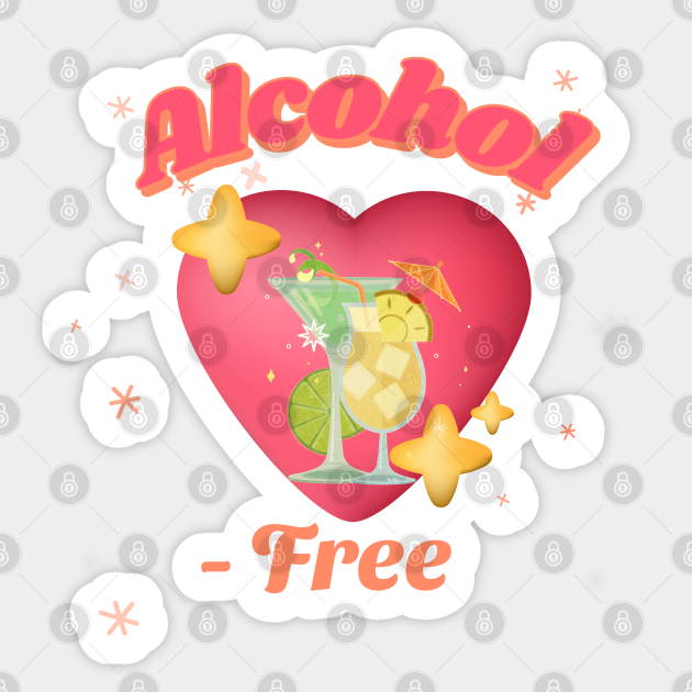 Alcohol Free Alcohol Free Sticker Teepublic