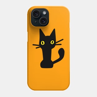 Cute Black Cat Phone Case