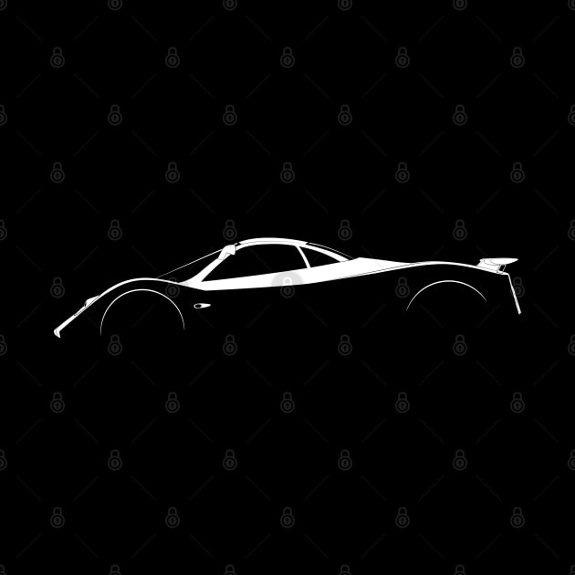 Pagani Zonda C12 Silhouette by Car-Silhouettes