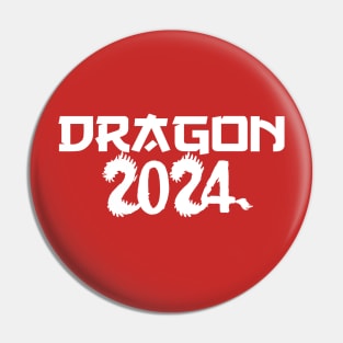 Year of the Dragon Happy Chinese dragon New Year 2024 gift Pin