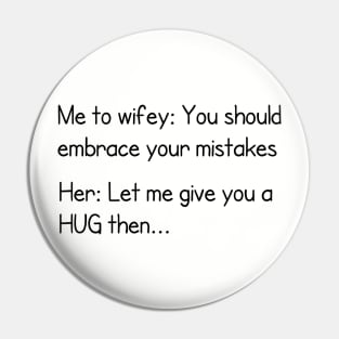 Husband Wife funny quote Pin