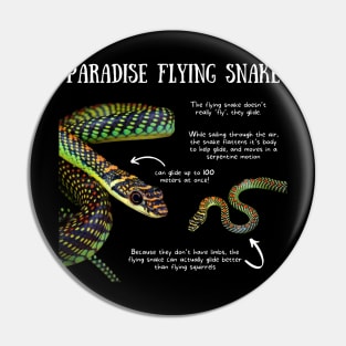 Animal Facts - Paradise Flying Snake Pin