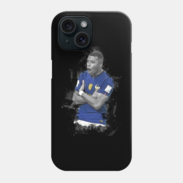 Kylian Mbappe Phone Case by San Creative