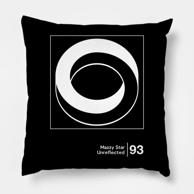 Mazzy Star - Minimalist Style Graphic Design Pillow by saudade