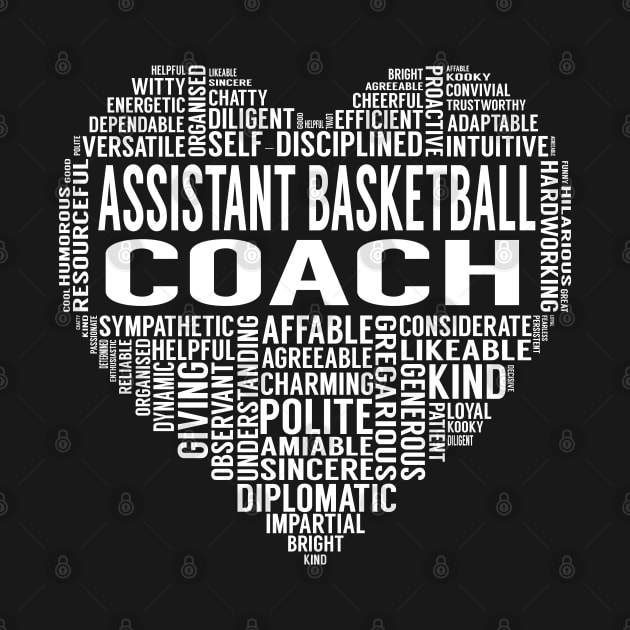 Assistant Basketball Coach Heart by LotusTee