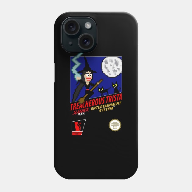 Treacherous Trista Retro 8-Bit Gaming Phone Case by WithoutYourHead