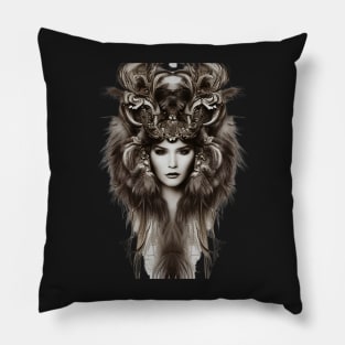 Fauna goddess of nature Pillow