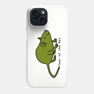 Year of the Rat - Green Phone Case