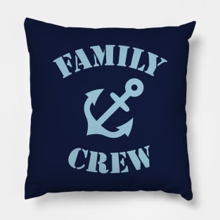 Family Crew (Anchor / Crew Complement / Skyblue) Pillow
