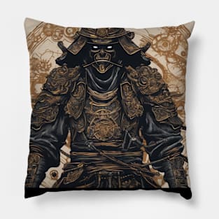 Steampunk Samurai Pillow