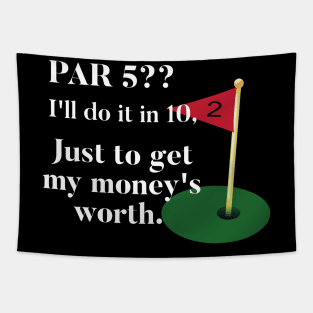 golf humour Tapestry