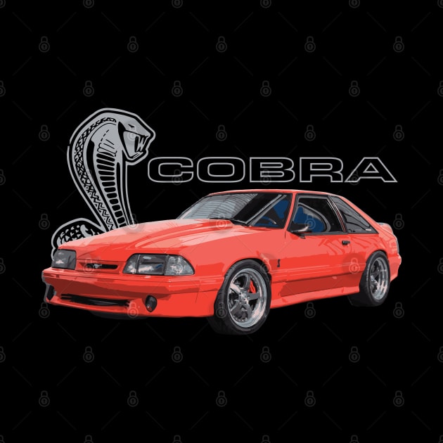 93 Mustang GT 5.0L V8 Fox Body Cobra SVT Red Supercharged USA by cowtown_cowboy