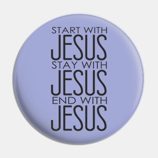 Star with JESUS Pin