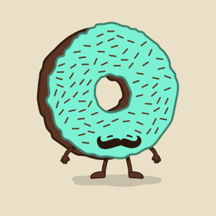 The Mustache Donut T-Shirt