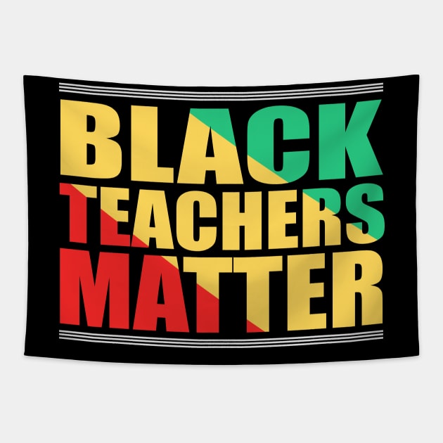 Black Teachers Matter, Black History Month Teacher, BLM Tapestry by slawers