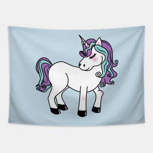 Kawaii unicorn Tapestry