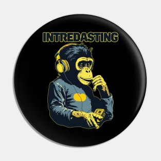 Intredasting Beats - Interesting Monkey Ape Pin