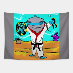 Karate Catfish Tapestry