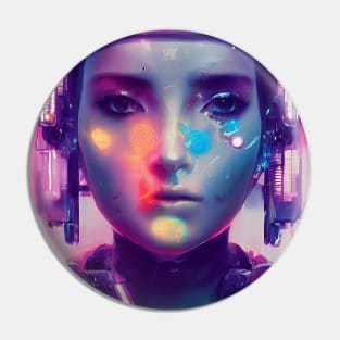 Netrunner female avatar Pin