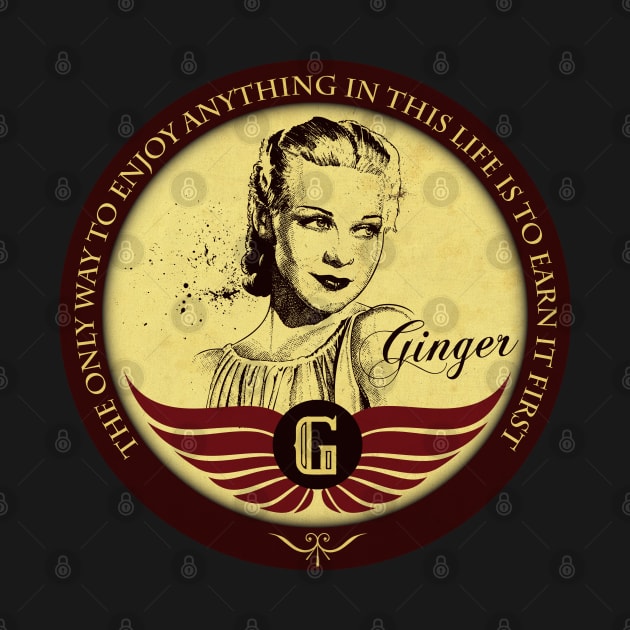 Art of Cinema: Ginger Rogers by CTShirts