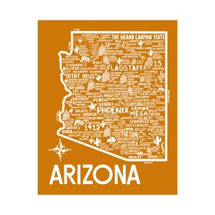 Arizona Map T-Shirt