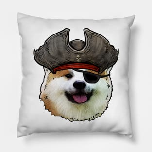 Akita Pirate Pillow