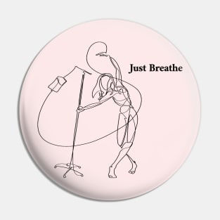 Just Breathe Cover Pin