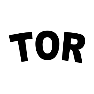 TOR Black Bold T-Shirt