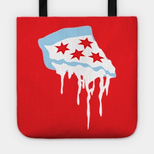 Chicago Flag as Pizza Tote