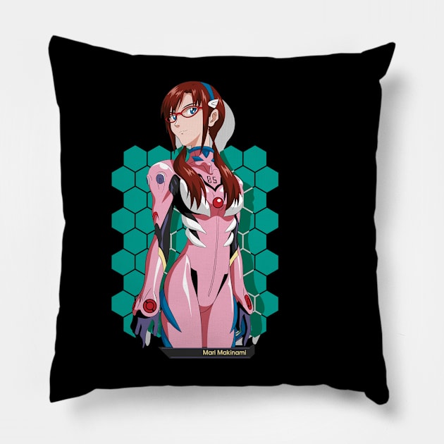 Mari Makinami Pillow by Demonstore