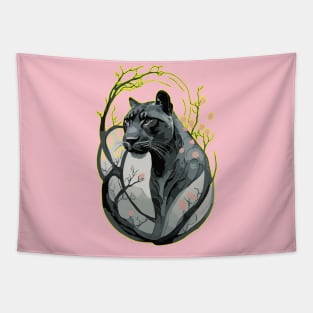 Wild Lion Tapestry