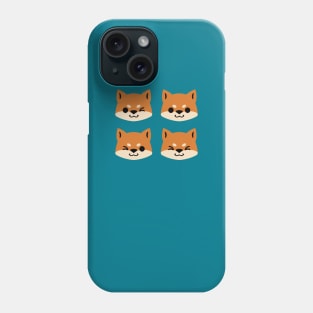 Four Red Shibas Phone Case