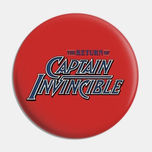 Captain Invincible (Blue) Pin