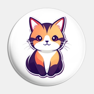 Cute Orange Cat Pin