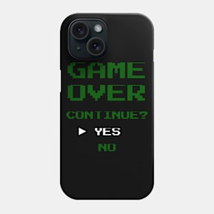 Funny Retro Game Over Video Game Phone Case