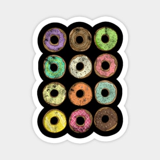 Colorful Donuts Magnet