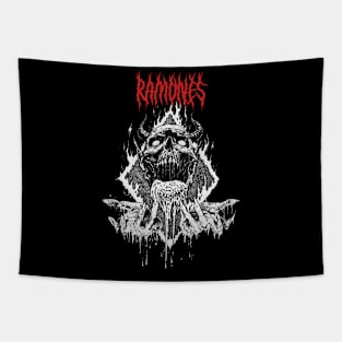 Mystical Skull Ramones Tapestry