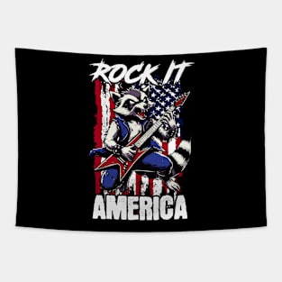 Rock It America Tapestry