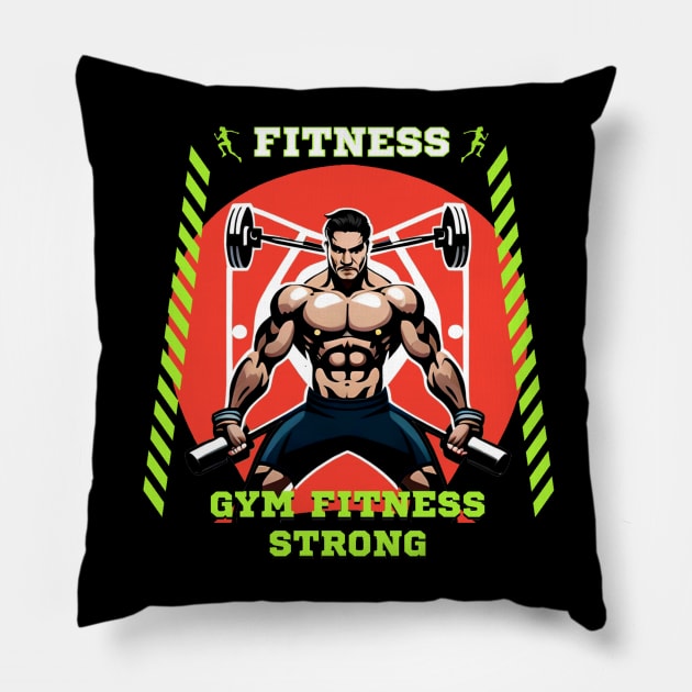 Gym Fitnes Pillow by sweetvision