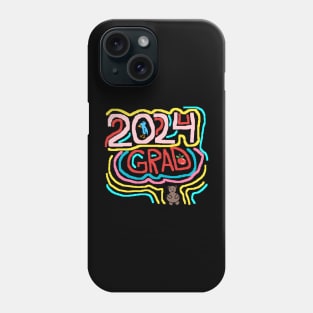 pixel art 2024 grad girl Phone Case