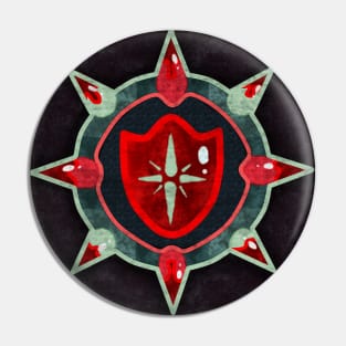 Spikey Shield Pin