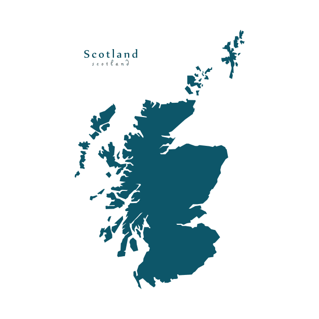 Scotland Map by Madrok
