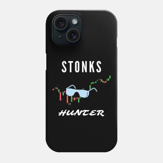 Stonks Hunter 2 Phone Case by Trader Shirts