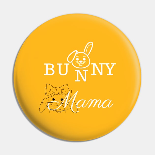 bunny mama Pin by Laddawanshop