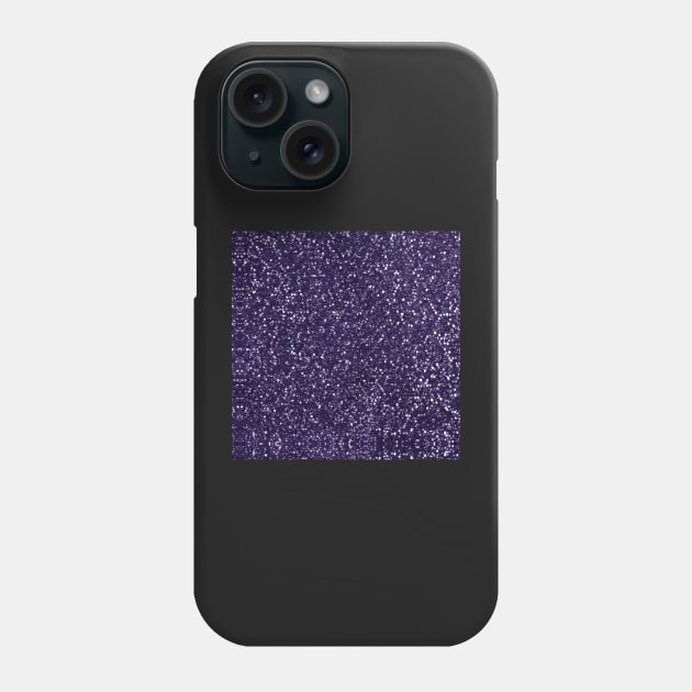 Sparkly Violet Purple Glitter Phone Case by PurplePeacock