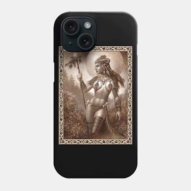 Goddess of Nature Phone Case by Paul_Abrams