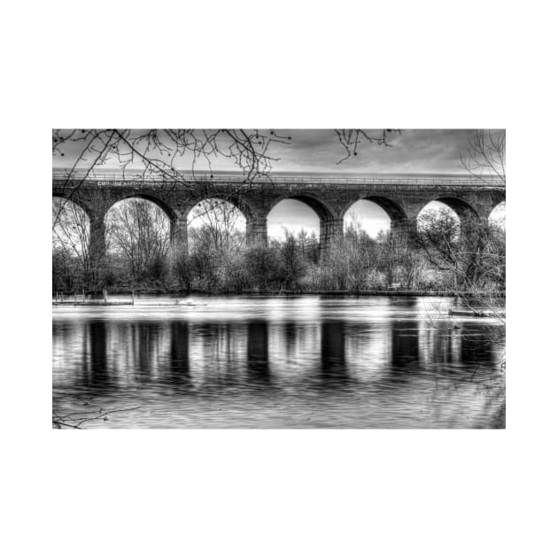 Viaduct at Reddish Vale Country Park by avrilharris