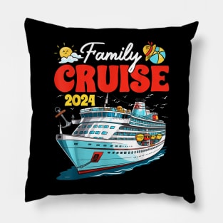 Family Cruise 2024 Making Memories Summer Matching Pillow